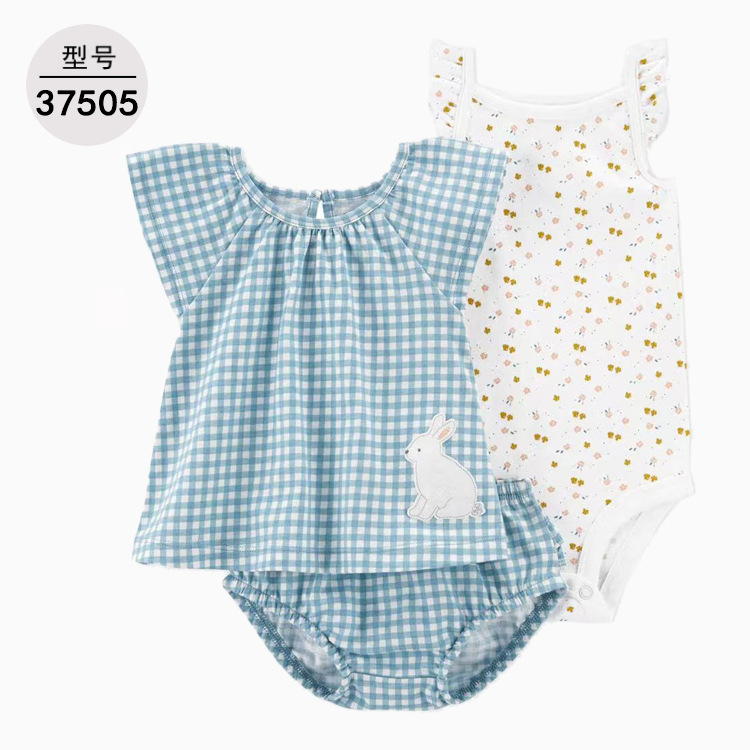 ست 3تیکه لباس  نوزادی  کارترز 6 تا 24 ماه کد11222