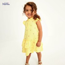 پیراهن نخی خالص تابستانه دخترانه Little Maven سایز 2تا7 سال   کد 116670