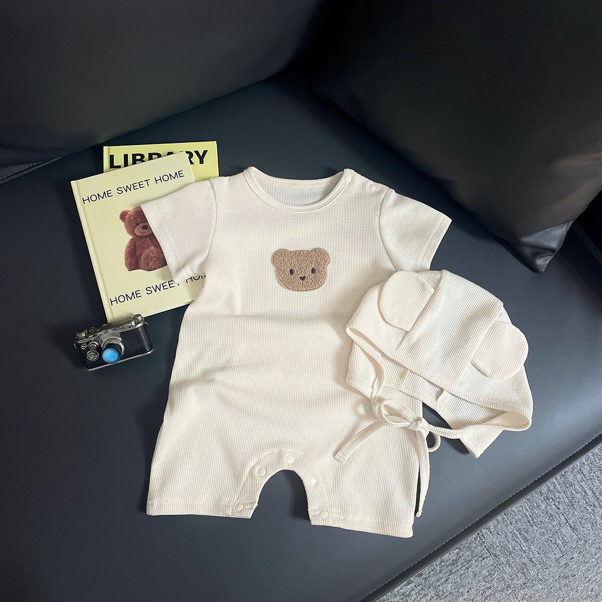 لباس سرهمی نوزادی  بچگانه 2 ماه تا 2سال کد 11956