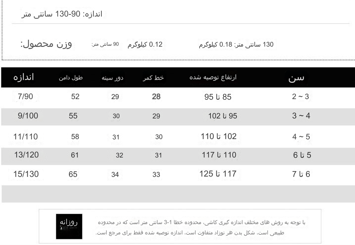 لباس کیک رنگین کمانی دخترانه کد 11950