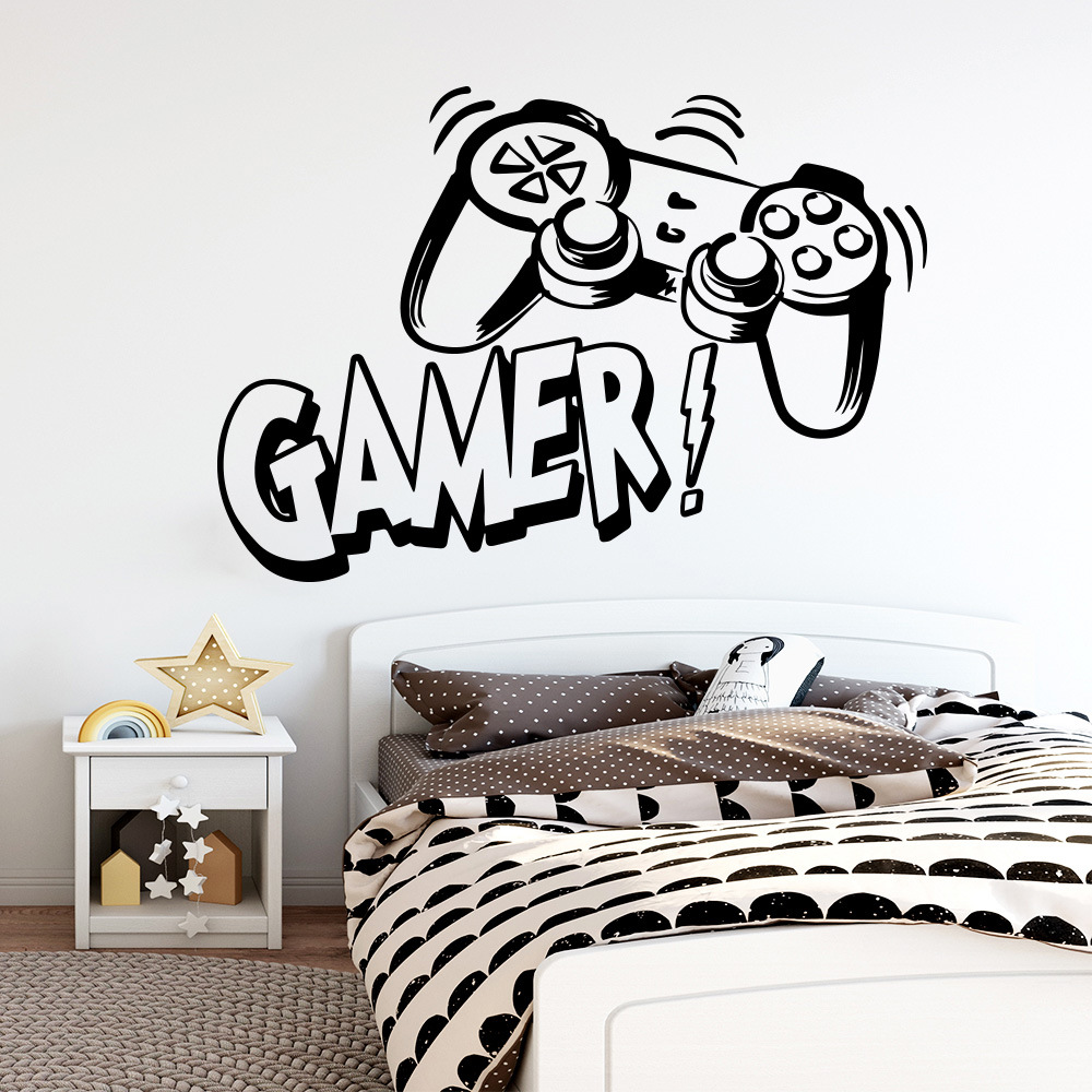 برچسب دیواری  GAMER کد80447