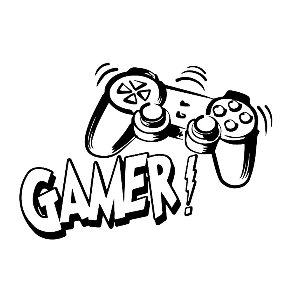 برچسب دیواری  GAMER کد80447