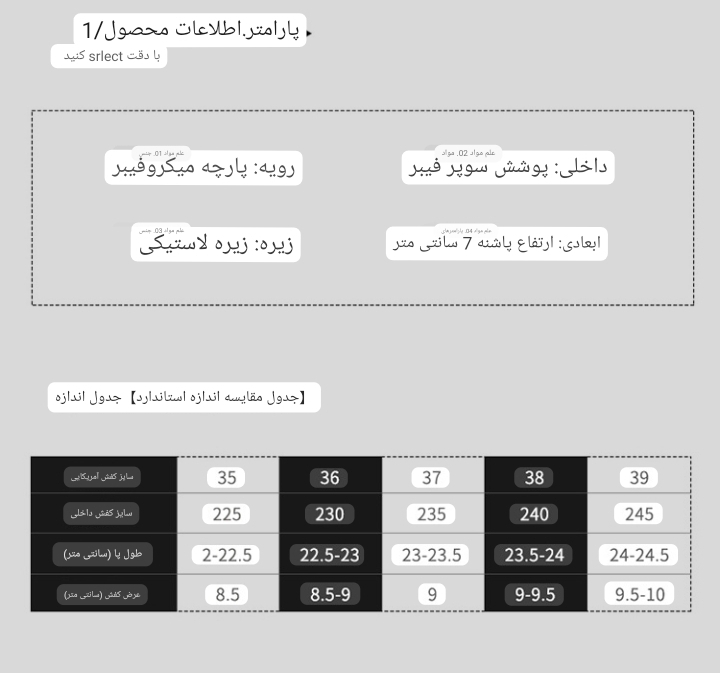 کفش زنانه مری جین سایز 34 تا 40 کد50593