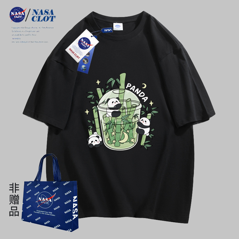 تی شرت مردانه  NASA طرح پاندا سایز S تا 4XL کد 12300