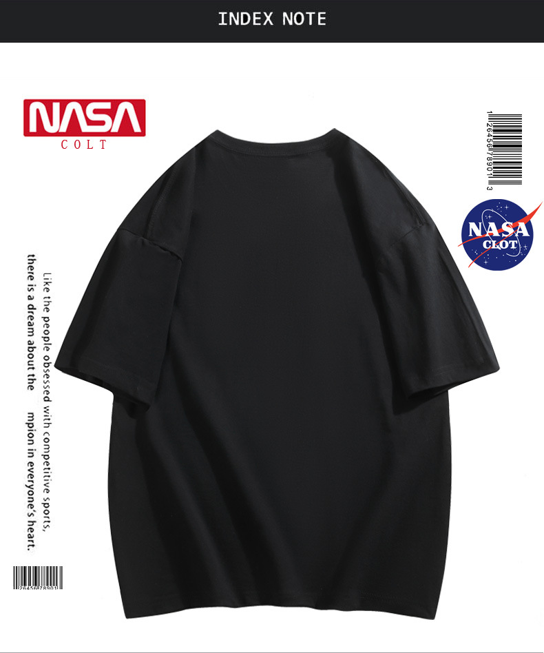 تیشرت مردانه NASA سایز S تا 4XL کد12727