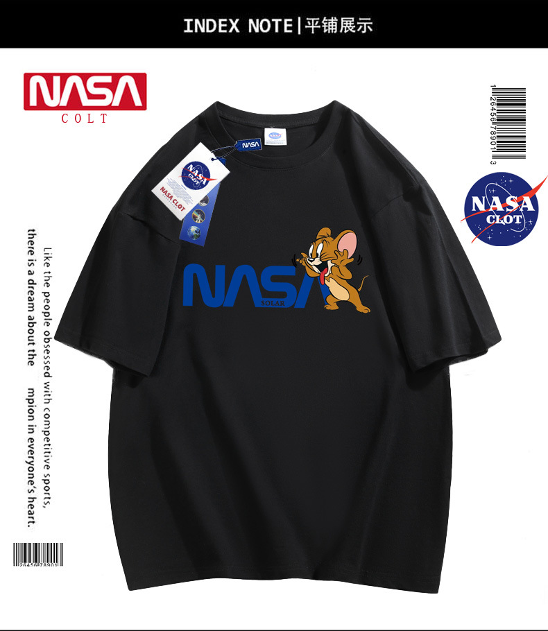 تیشرت مردانه NASA سایز S تا 4XL کد12727