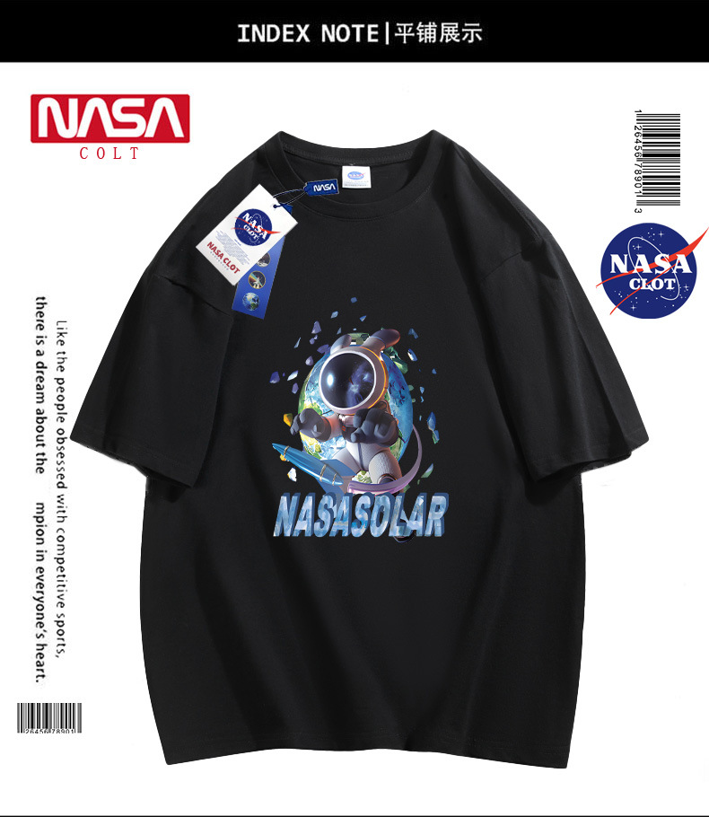 تیشرت مردانه NASA سایز S تا 4XL کد12731