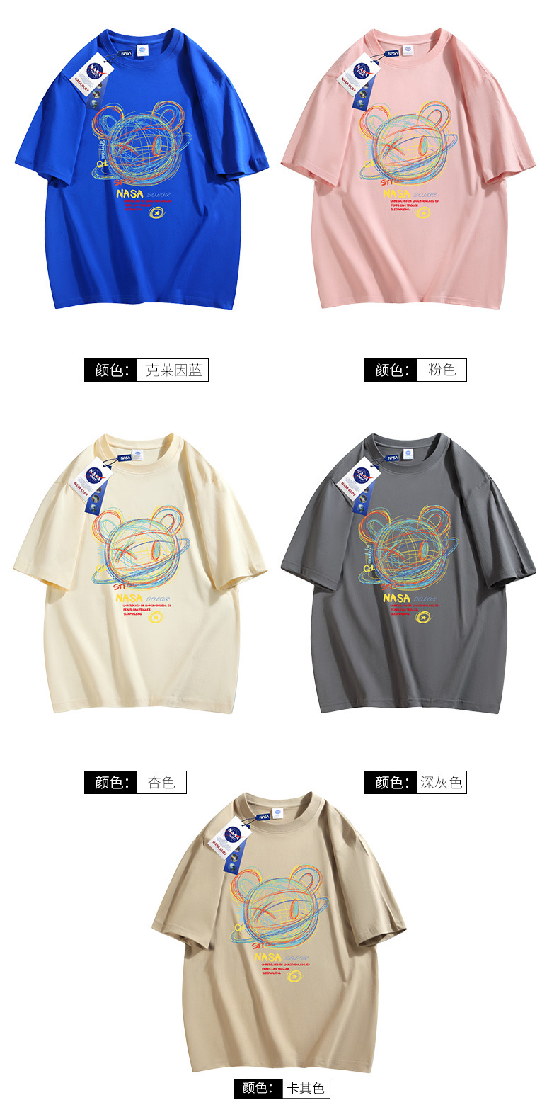 تی شرت مردانه NASA سایز  S تا 4XL کد 12309