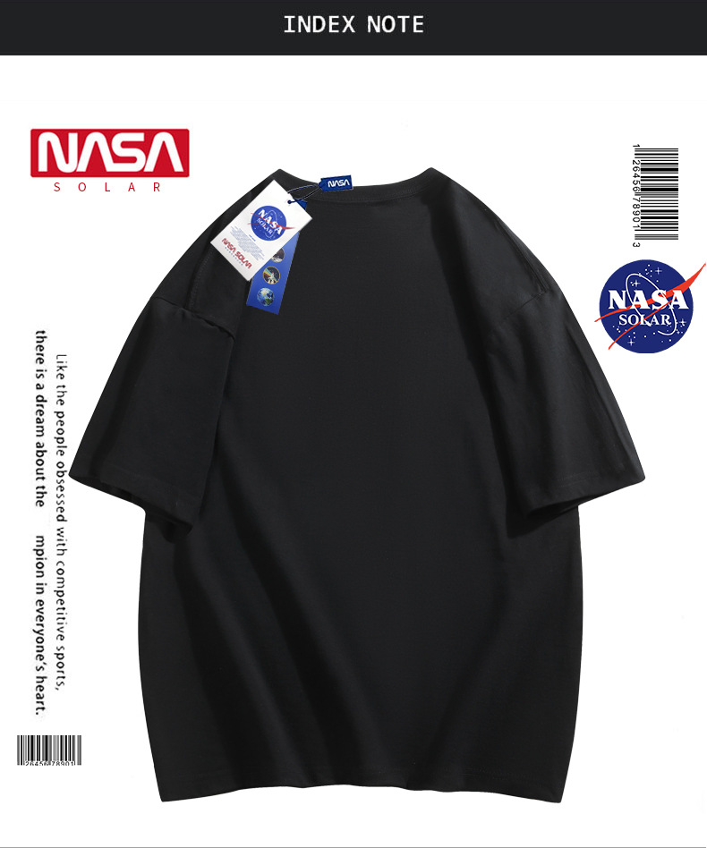 تیشرت مردانه NASA سایز S تا 4XL کد12747