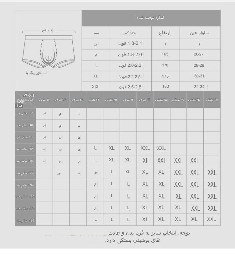 پک 5 عددی شورت مردانه سایز  S تا 2XL کد 12364